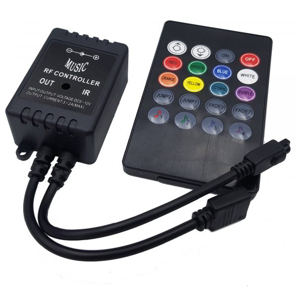 Bộ điều khiển hiệu ứng led RGB 5050 MUSIC IR CONTROLLER