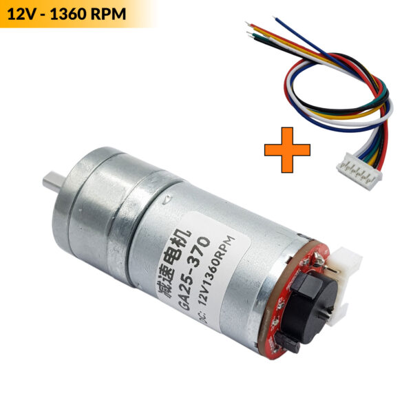 Động cơ DC giảm tốc GA25 Encoder