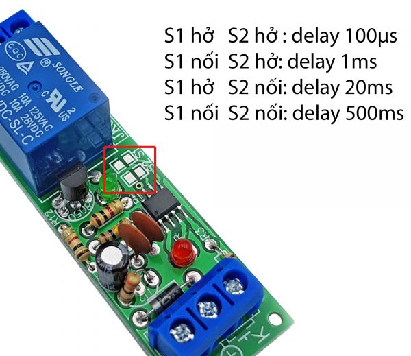 Module kích hoạt relay bằng nút nhấn, cảm biến JK06B-V2.0