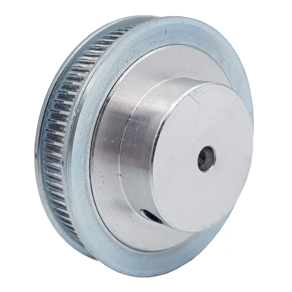 Puly GT2 80 răng trục 5mm đai 6mm đk răng 50.5mm