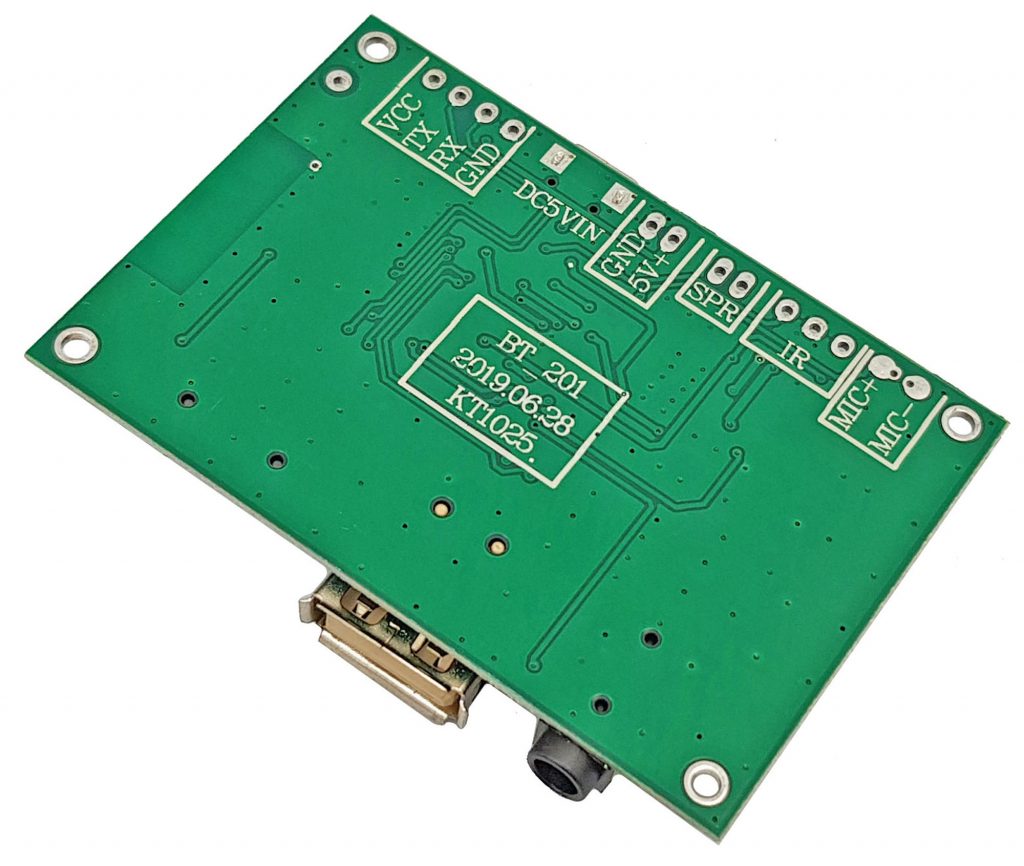 Mạch âm thanh Bluetooth 5.0 - TF - USB - FM - BLE - SPP BT201