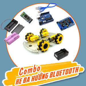 Combo xe đa hướng Arduino - Điều khiển bluetooth