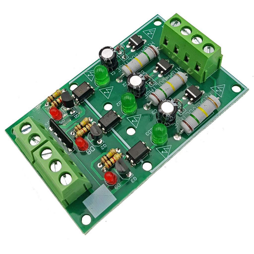 Module phát hiện điện áp 220V AC với Optocoupler cách ly 3 kênh