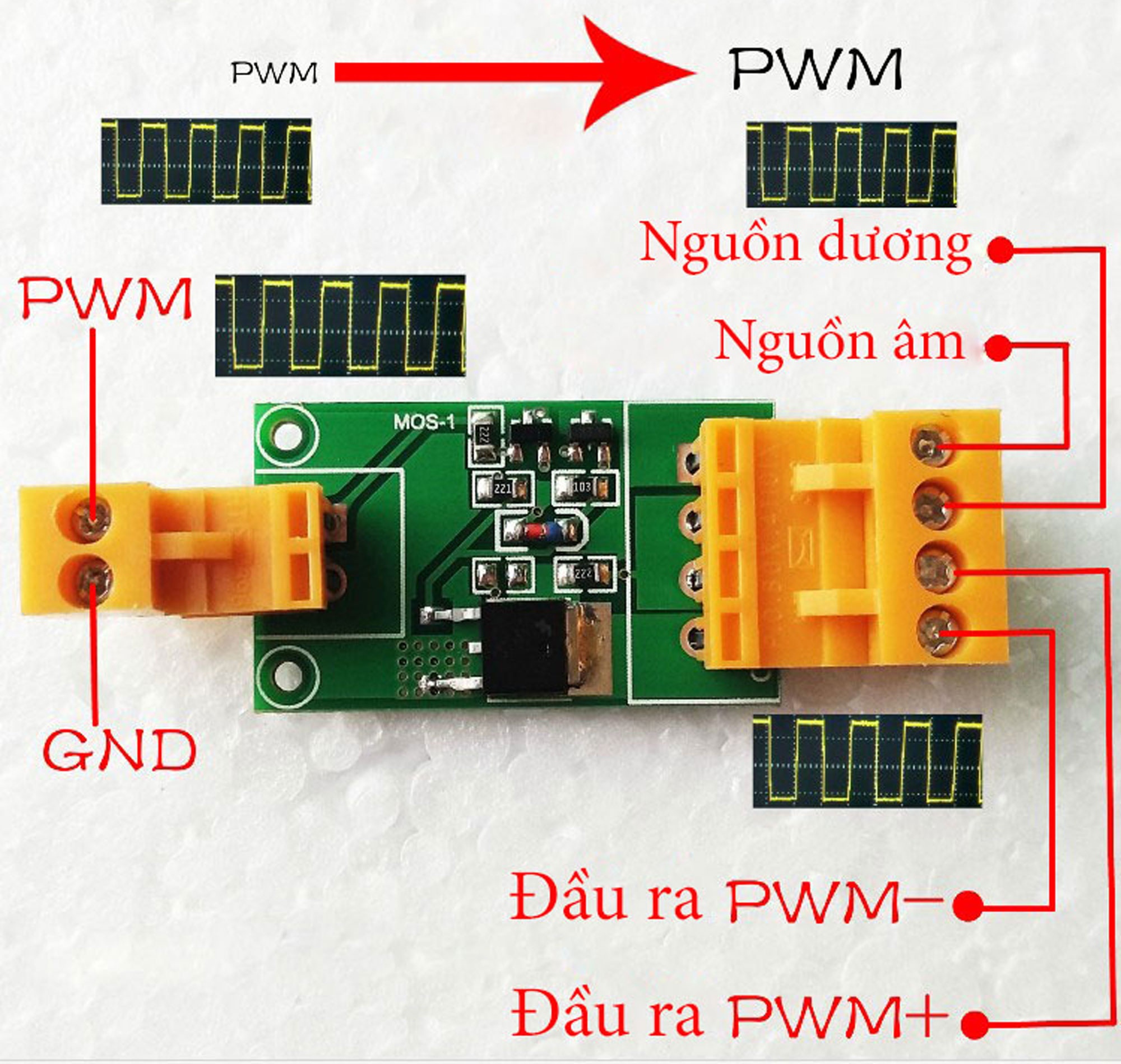 Mạch công suất Mosfet 60N03 PWM - Nshop