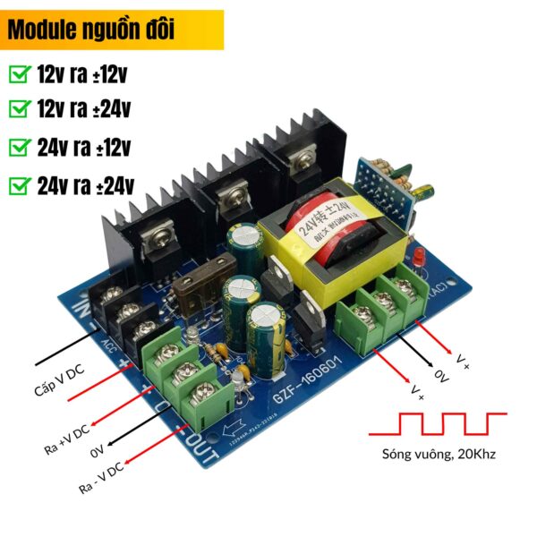 Module nguồn đôi chuyển đổi