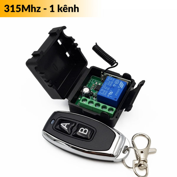 Bộ điều khiển thiết bị từ xa 1 kênh kèm remote 2 nút