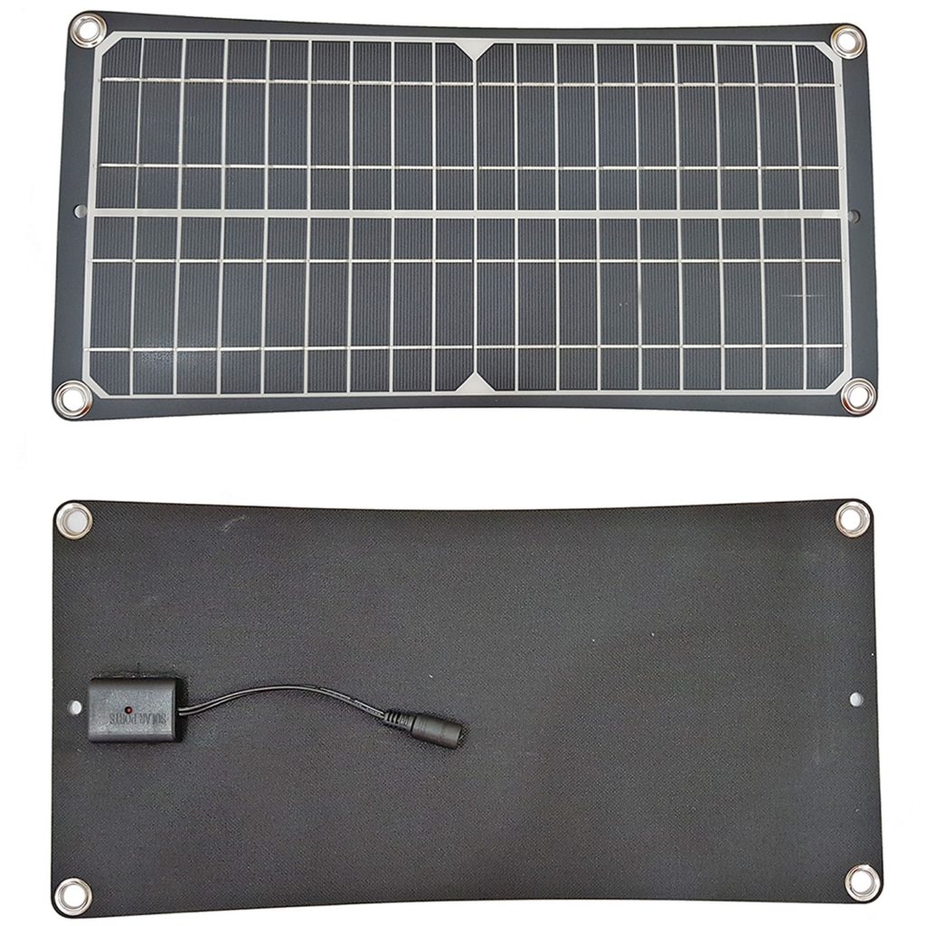 Phụ kiện đi kèm của Tấm pin năng lượng mặt trời Mono 18V 30W kèm bộ điều khiển sạc