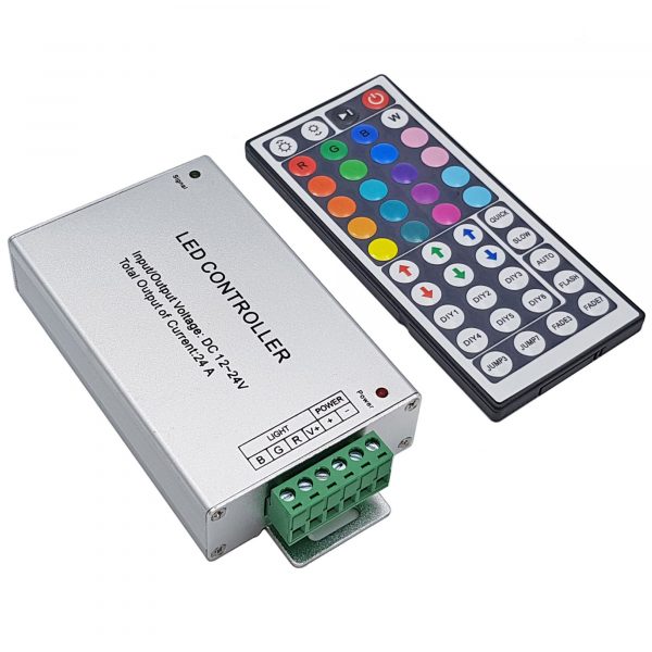 Bộ điều khiển Led Rgb Controller 12-24V 24A + Remote 44 phím