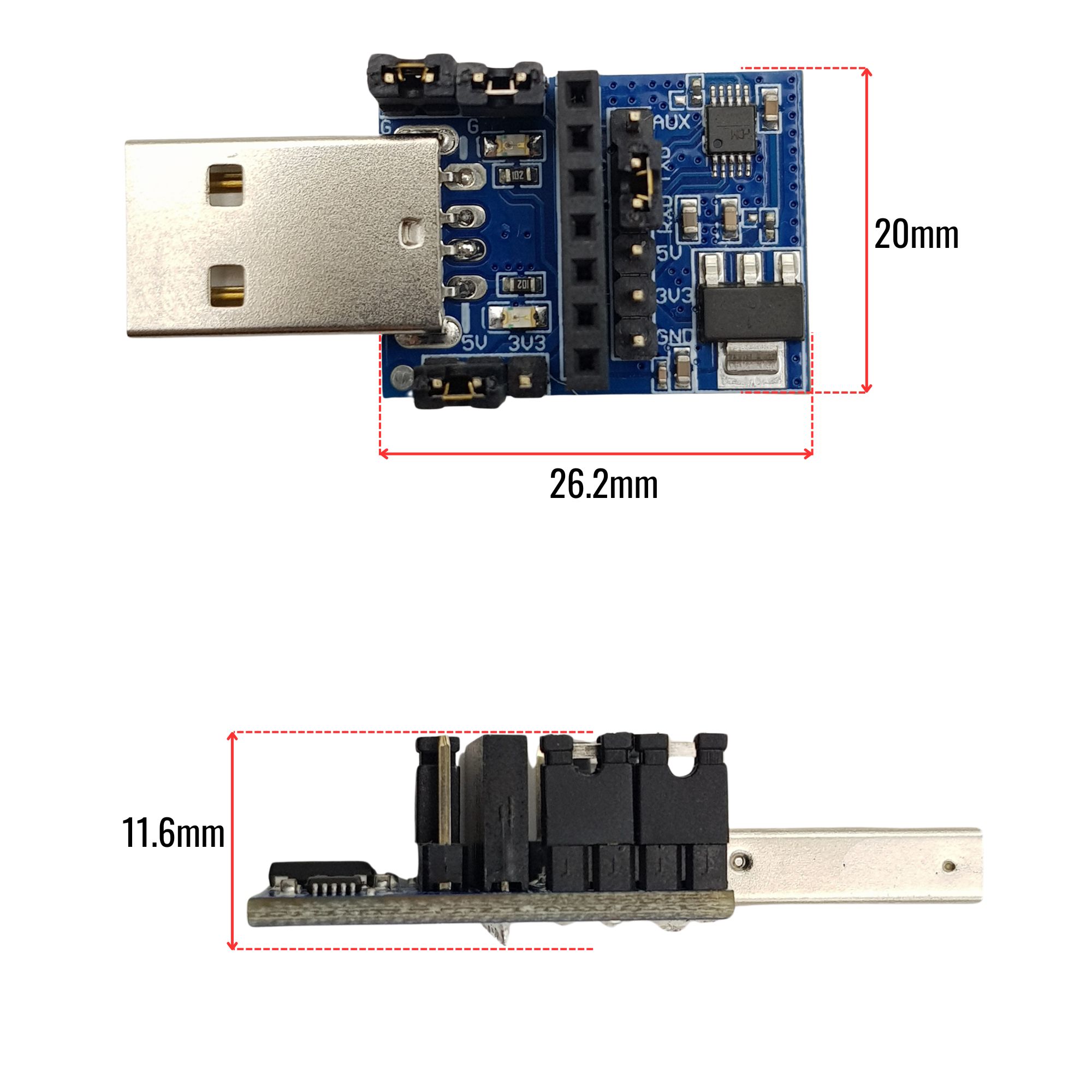 Mạch chuyển đổi USB sang TTL E15-USB-T2 CH340