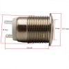 Nút nhấn nhả kim loại 12mm