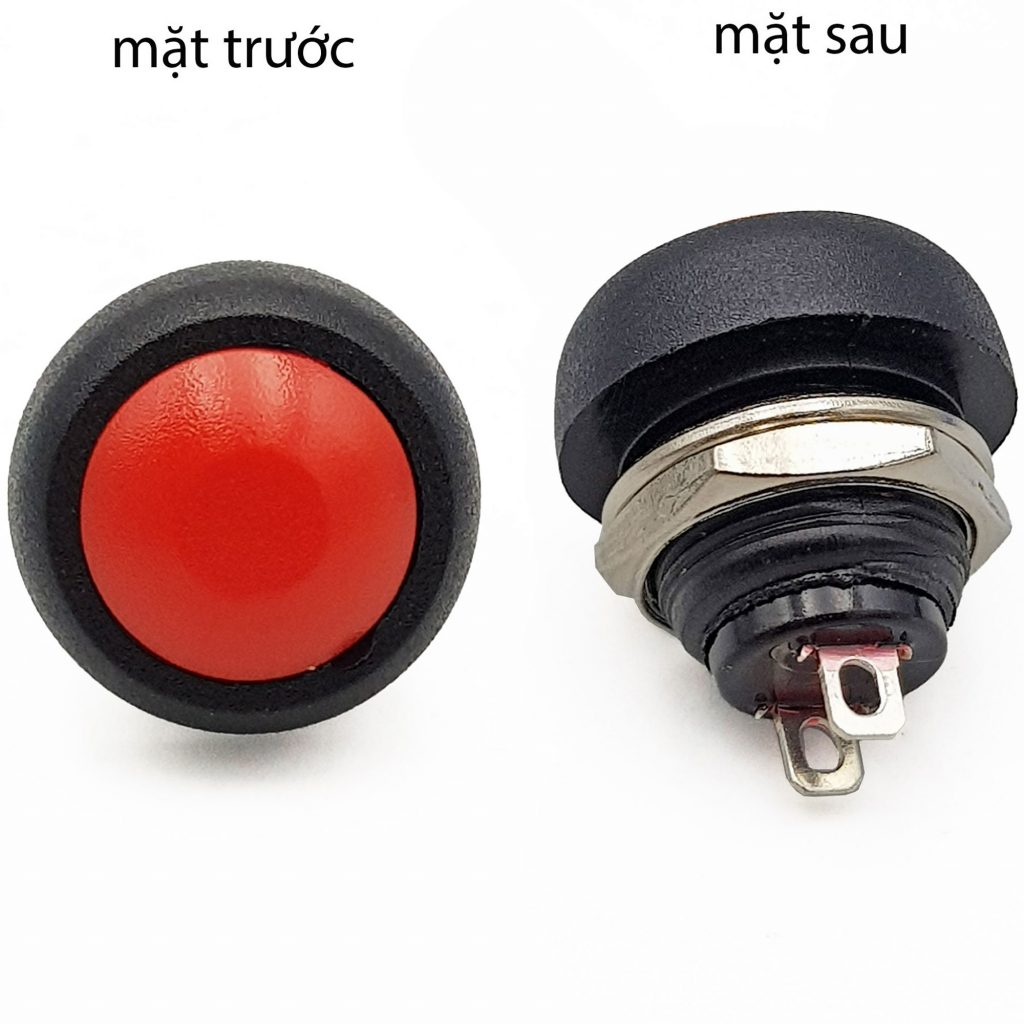 Nút nhấn nhả PBS-33B 12mm màu đỏ
