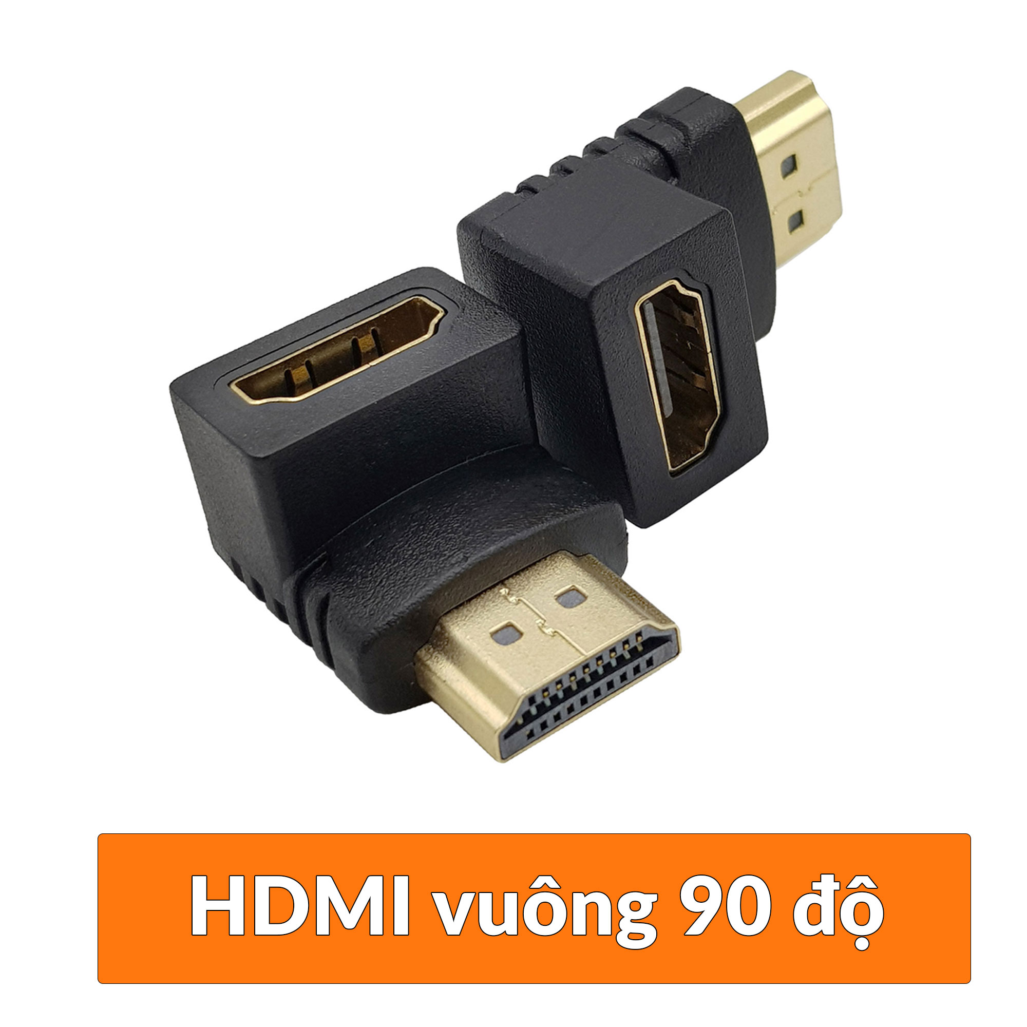 Đầu nối HDMI sang HDMI vuông góc loại 90 độ