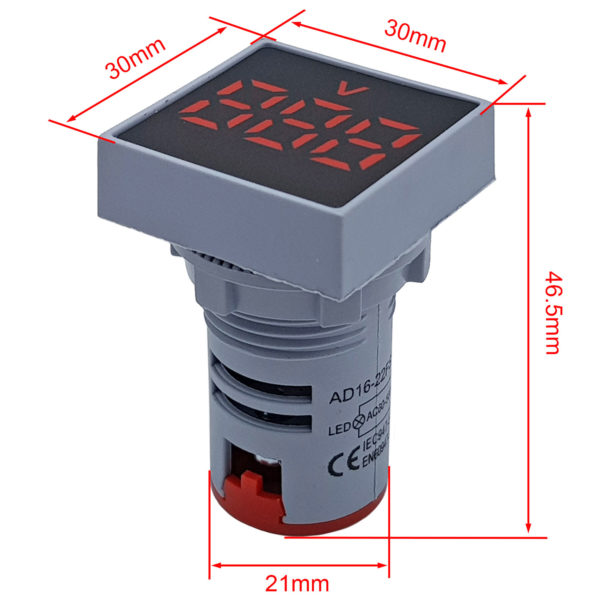 Đồng hồ đo điện áp AC 20-500V