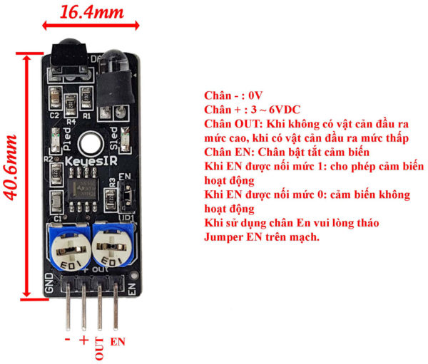 Cảm Biến Vật Cản Hồng Ngoại HW-488 - Nshop