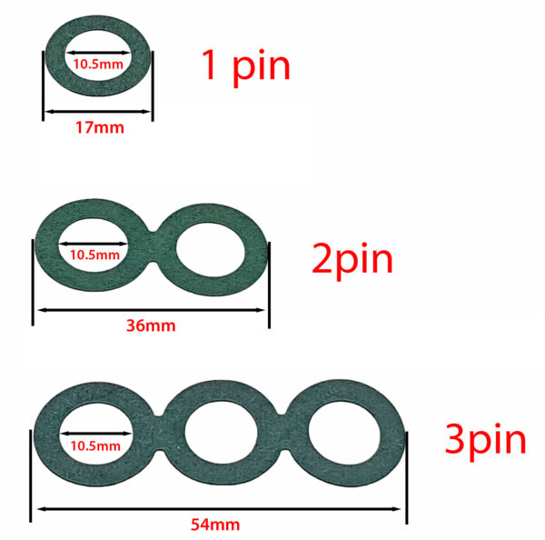 Miếng dán đệm cách điện cực dương pin 18650