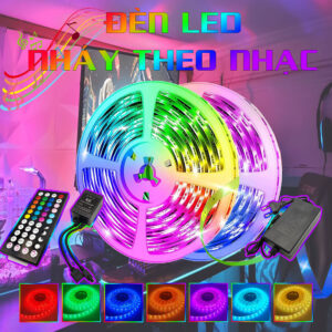 Bộ led nháy theo nhạc RGB 5050 phủ epoxy 44 phím kèm nguồn Bộ led nháy theo nhạc RGB 5050 phủ epoxy 44 phím kèm nguồn
