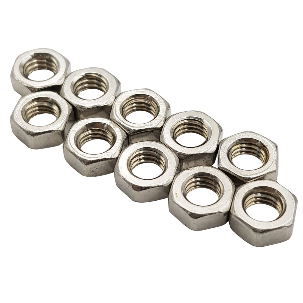 Đai ốc M3 inox 201 (10 con) - Nshop