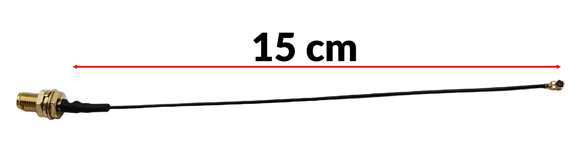 Chiều dài Cáp chuyển đổi IPEX U.FL sang SMA cái dài 15cm
