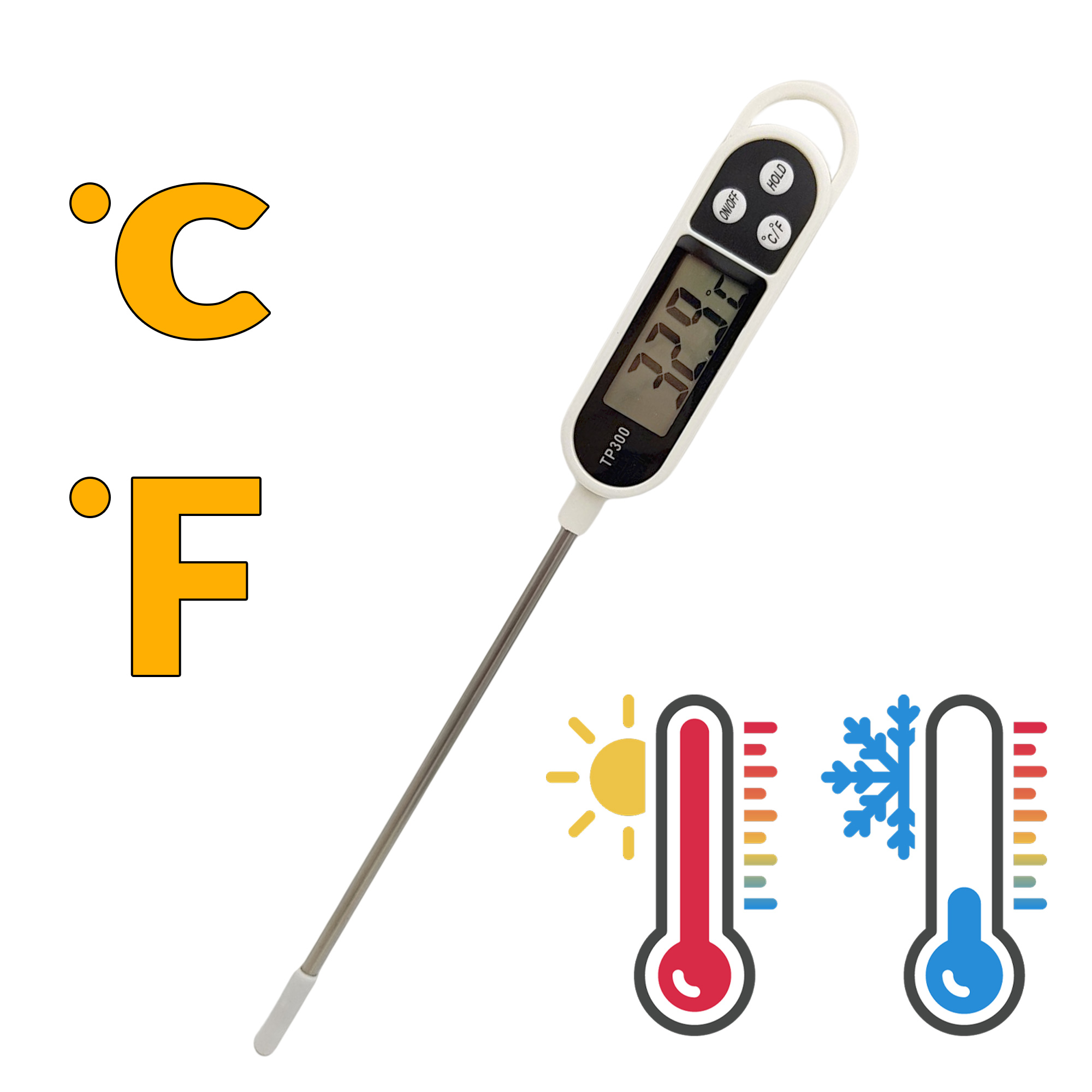 Que đo nhiệt độ TP300