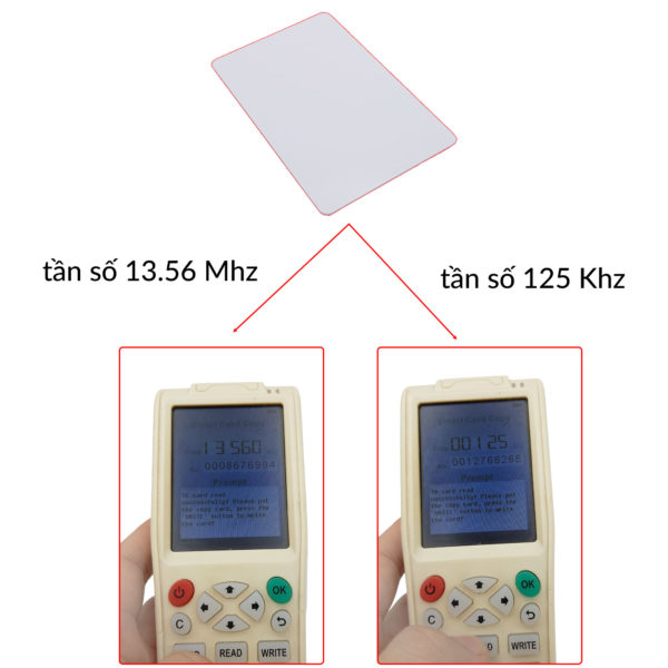 Thẻ từ RFID tần số kép 13.56Mhz +125Khz (thẻ đọc)