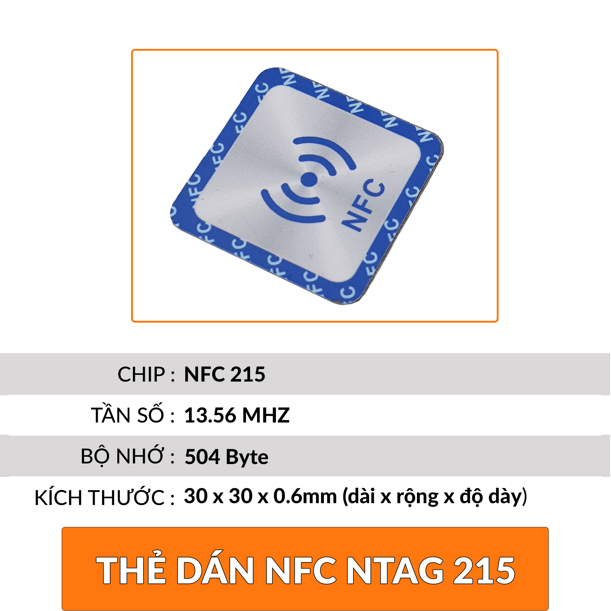 NFC-tagstickers Ntag215 NFC-kaarten, 60 stuks, NFC-chip, herschrijfbaar, NFC-tags, 504 byte-geheugen, volledig programmeerbaar voor iPhone, compatibel met TagMo met zelfklevende achterkant