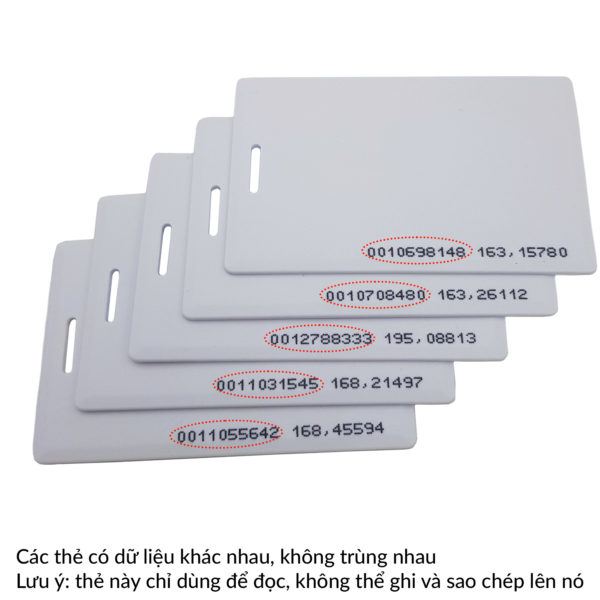 Thẻ từ dày RFID 125Khz TK4100 (thẻ đọc)