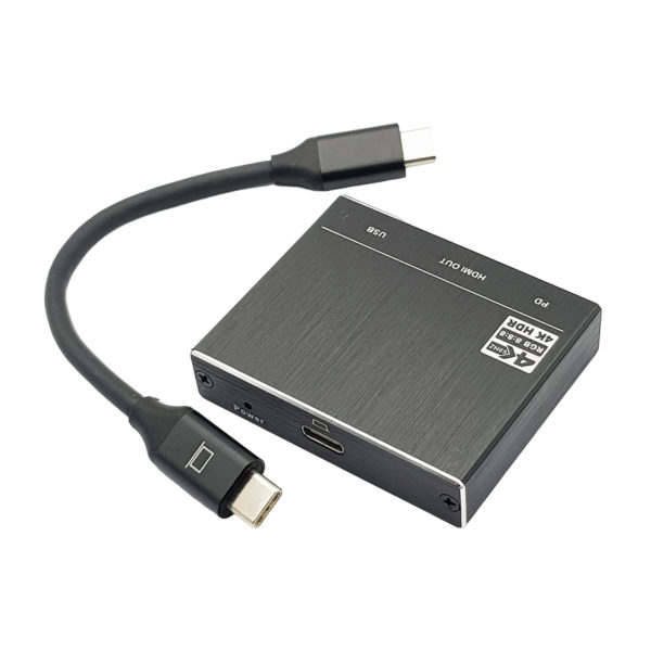 Bộ chuyển đổi USB Type-C 3 trong 1 USB 3.0 + Type-C PD + HDMI 4K