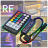 Bộ điều khiển Led RGBW RF 28 phím 5-24V