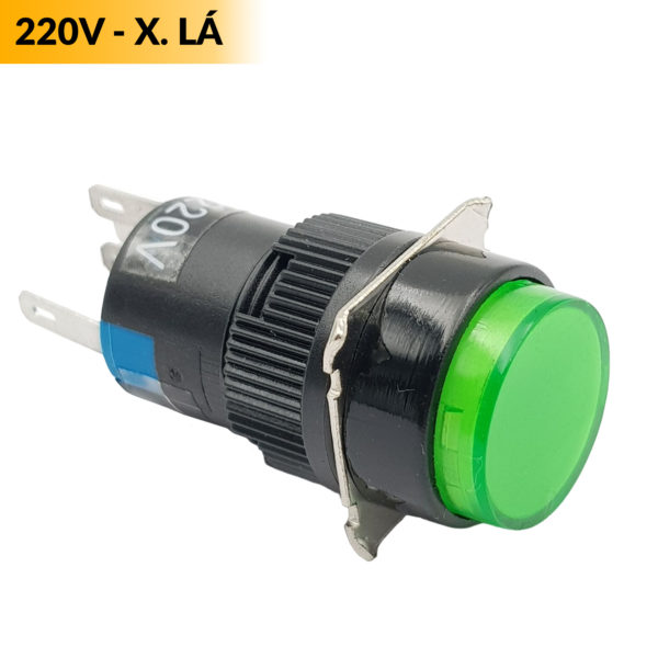 Nút nhấn tự giữ có đèn AL16-M 220V