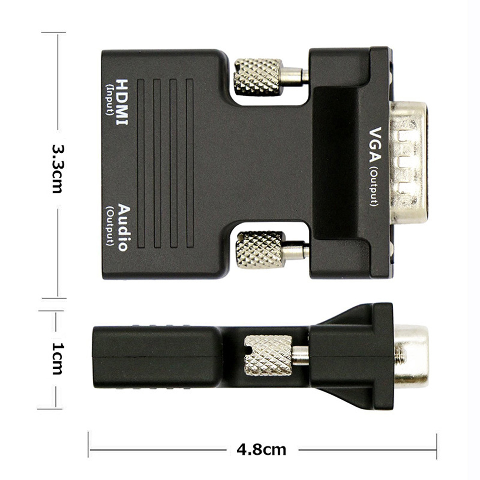 Đầu chuyển đổi HDMI sang VGA có đầu ra âm thanh