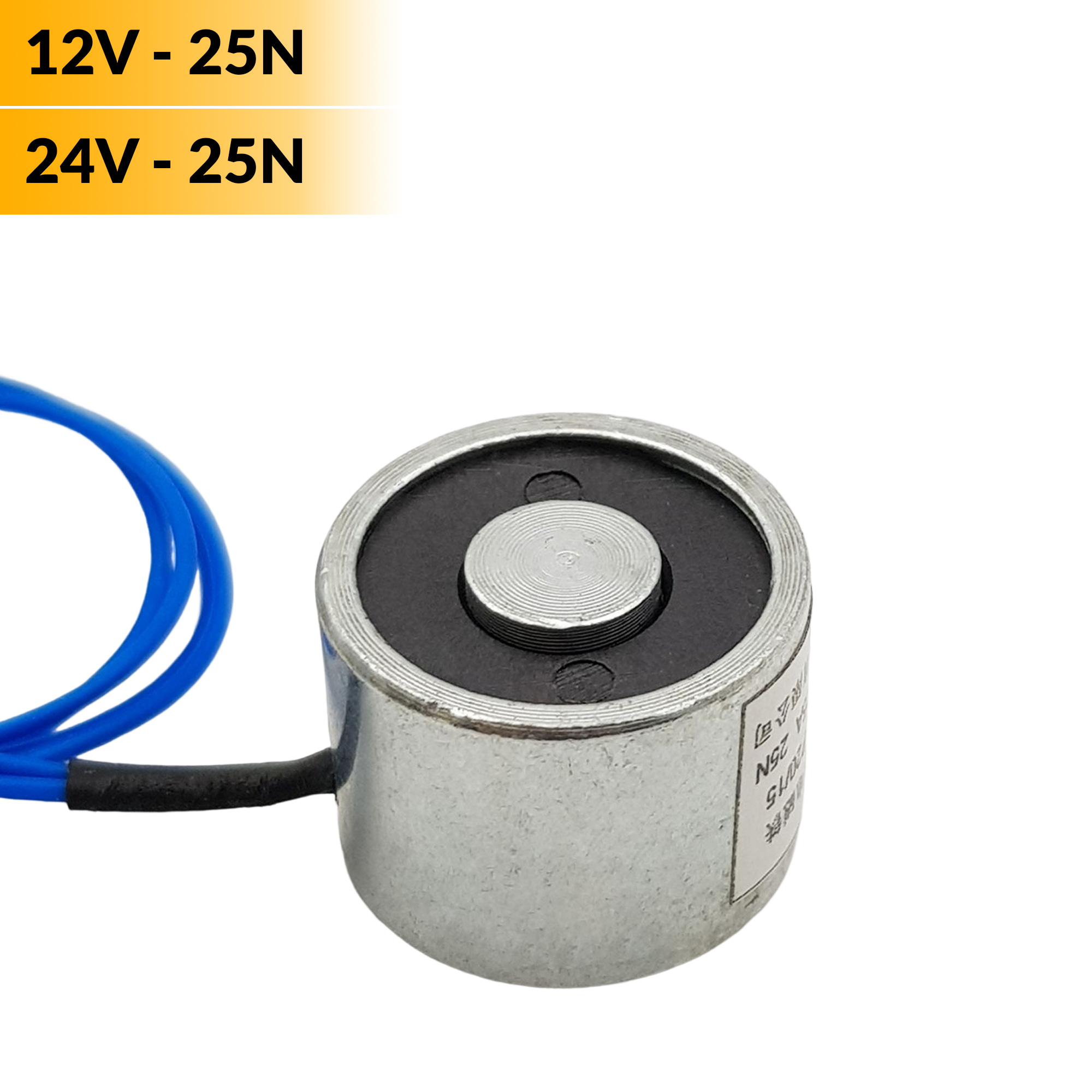Namvo Lot De 2 Électroaimants 12V - Solénoïde D'Aspiration KK-P30/25, Force 8 Kg, Pour Automatisation Composant Automatisation Ligne Production
