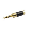 Jack âm thanh audio 3.5 mm carbon fiber mạ vàng