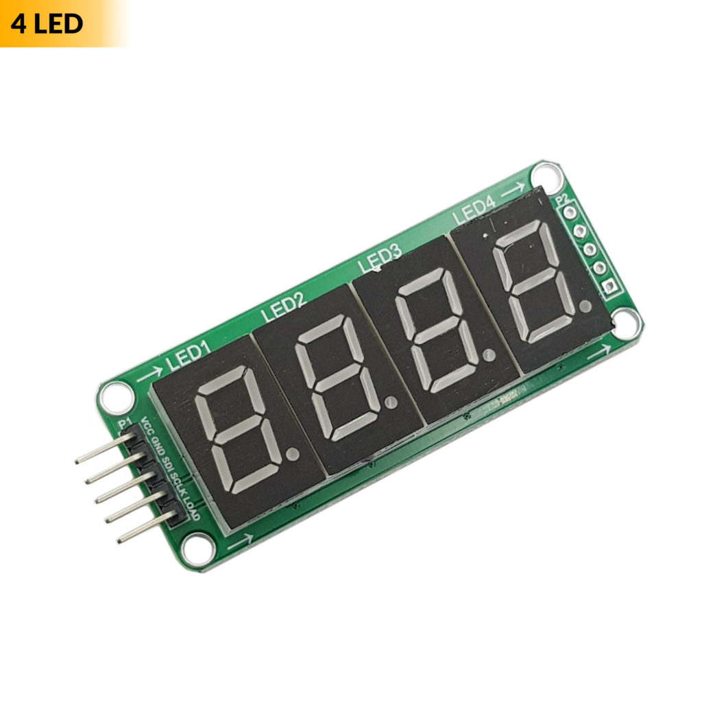 Mạch hiển thị LED 7 đoạn 74HC595 4 Led - Nshop