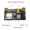 Mạch nguồn cho Testboard Breadboard MB-102 830 ngõ ra 3.3V / 5V