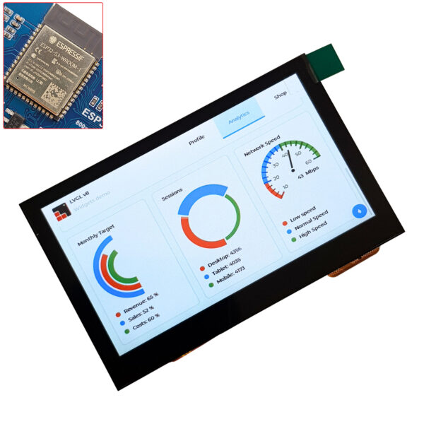 ESP32-S3 Touch LCD 4.3 inch