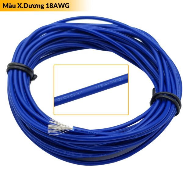 Dây điện đơn nhiều lõi đồng mạ kẽm 18AWG