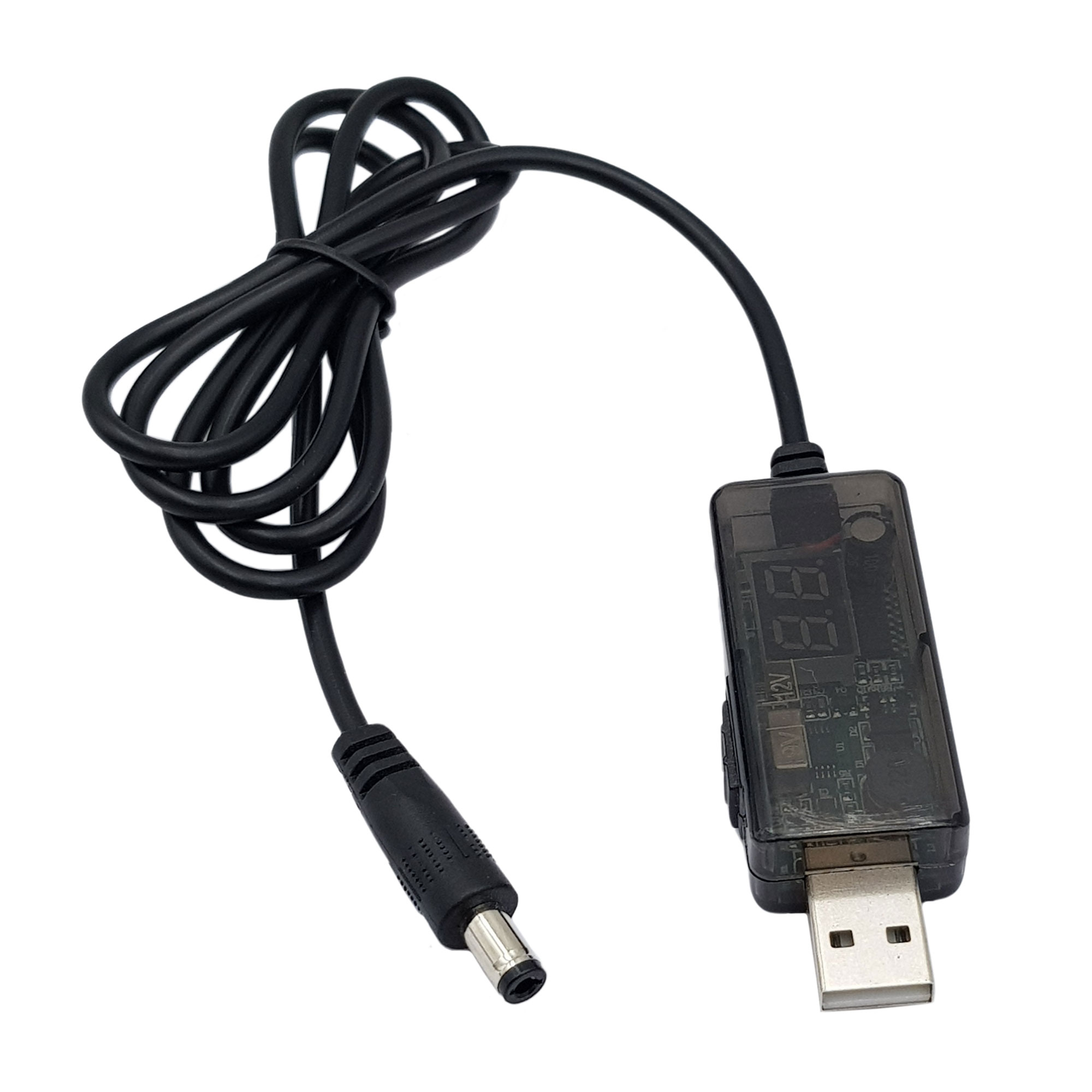 Dây USB tăng áp 5V sang đầu DC 9V/12V