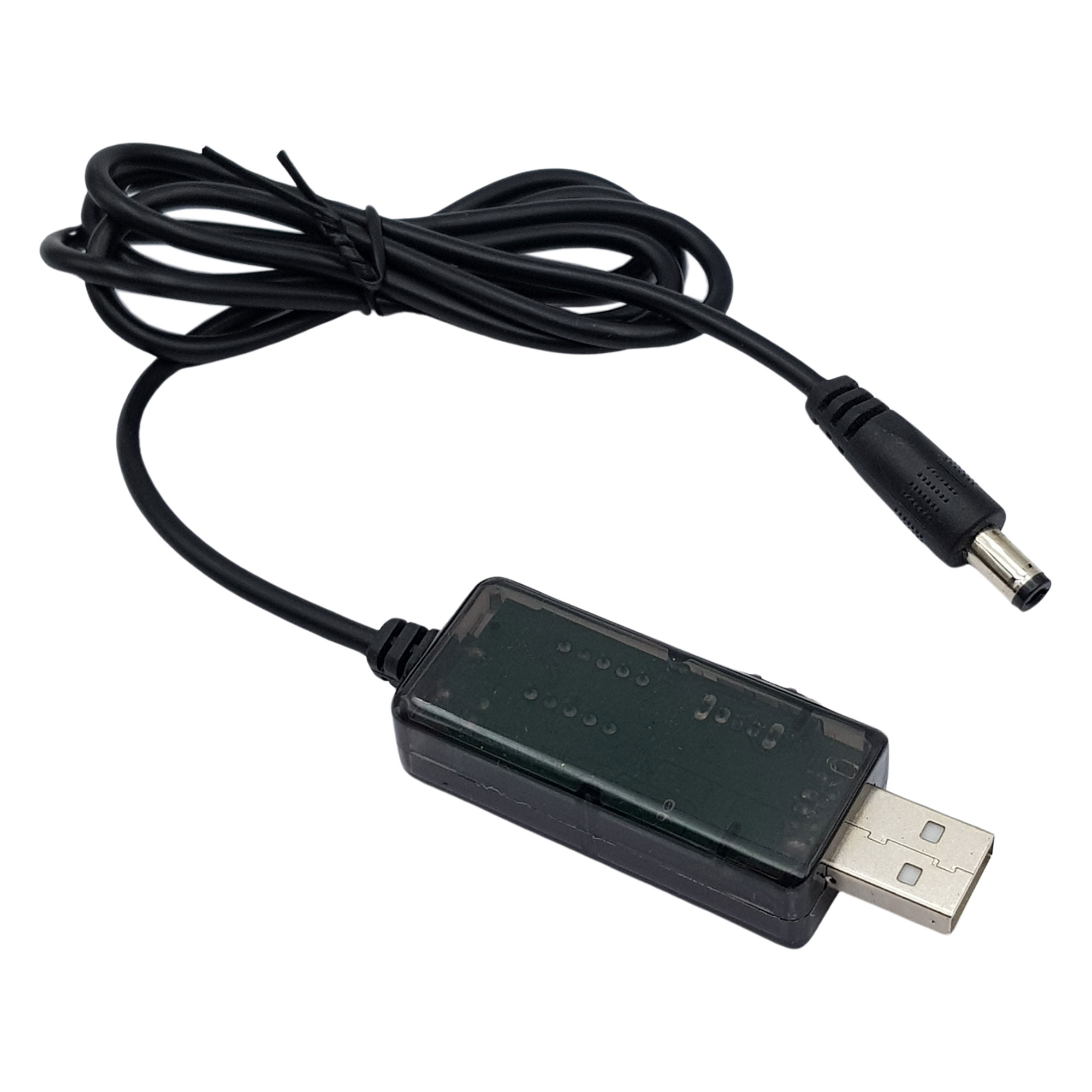 Dây USB tăng áp 5V sang đầu DC 9V/12V