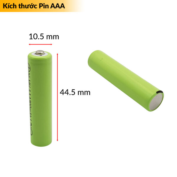 Pin sạc Ni-MH AA/AAA 1.2V 800mAh