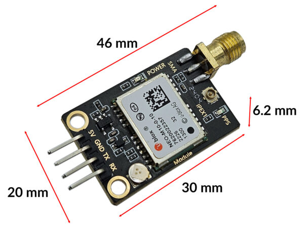 Module định vị GPS U-Blox NEO-M10 (BD+GALILEO+GLONASS+GPS+QZSS)