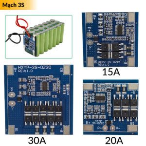 Mạch sạc và bảo vệ pin 3S Lithium-ion HXYP