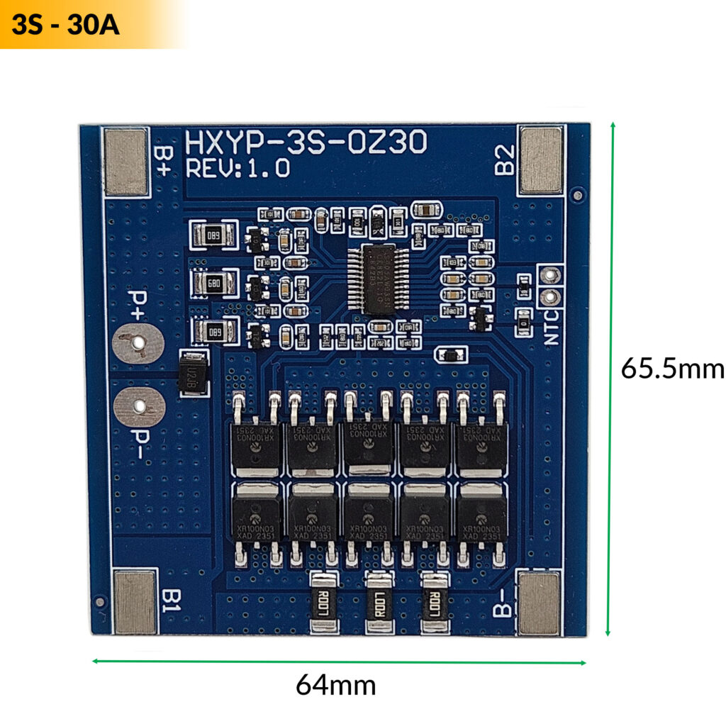 Mạch sạc và bảo vệ pin 3S Lithium ion HXYP Nshop