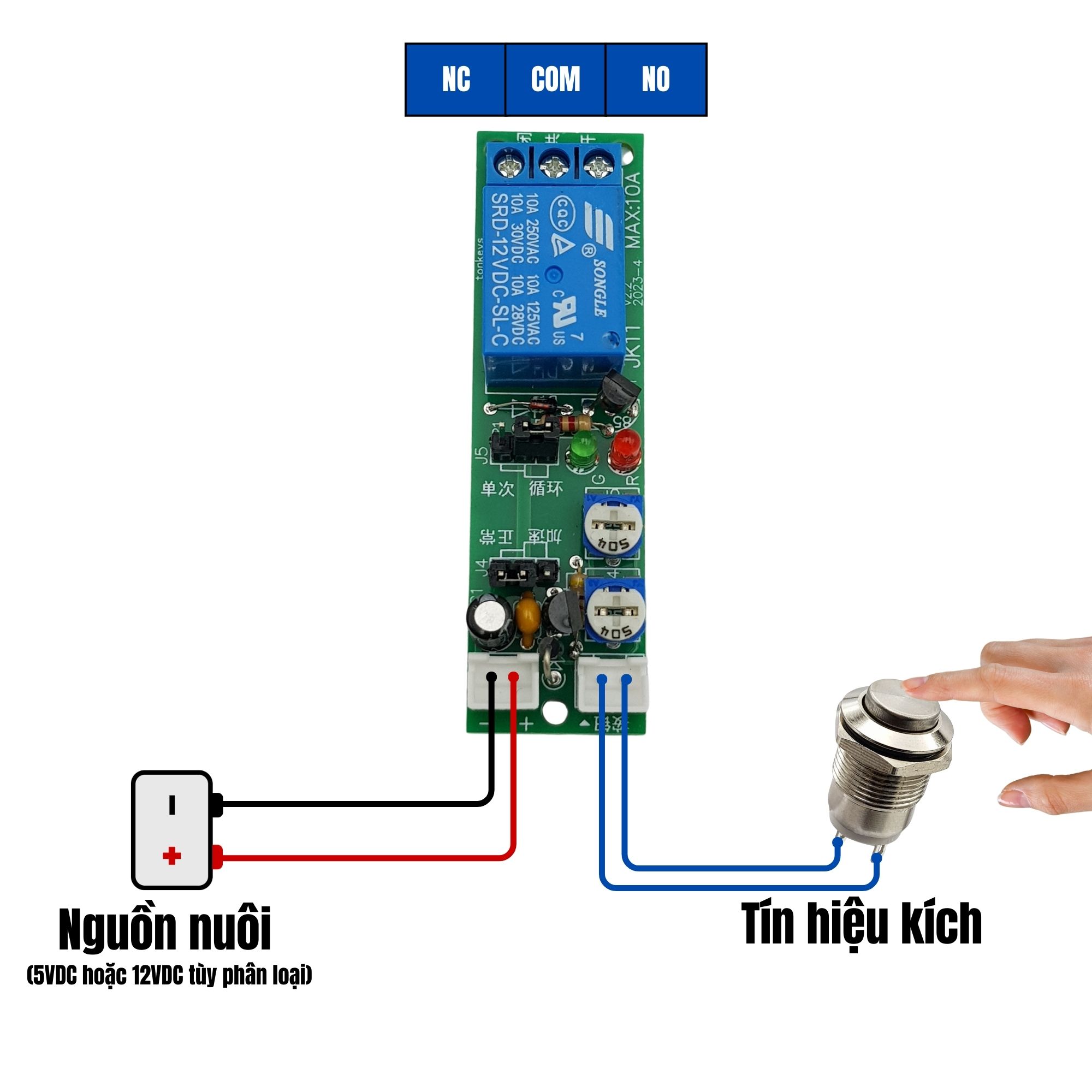 Module tạo trễ 0-60 phút hai chế độ