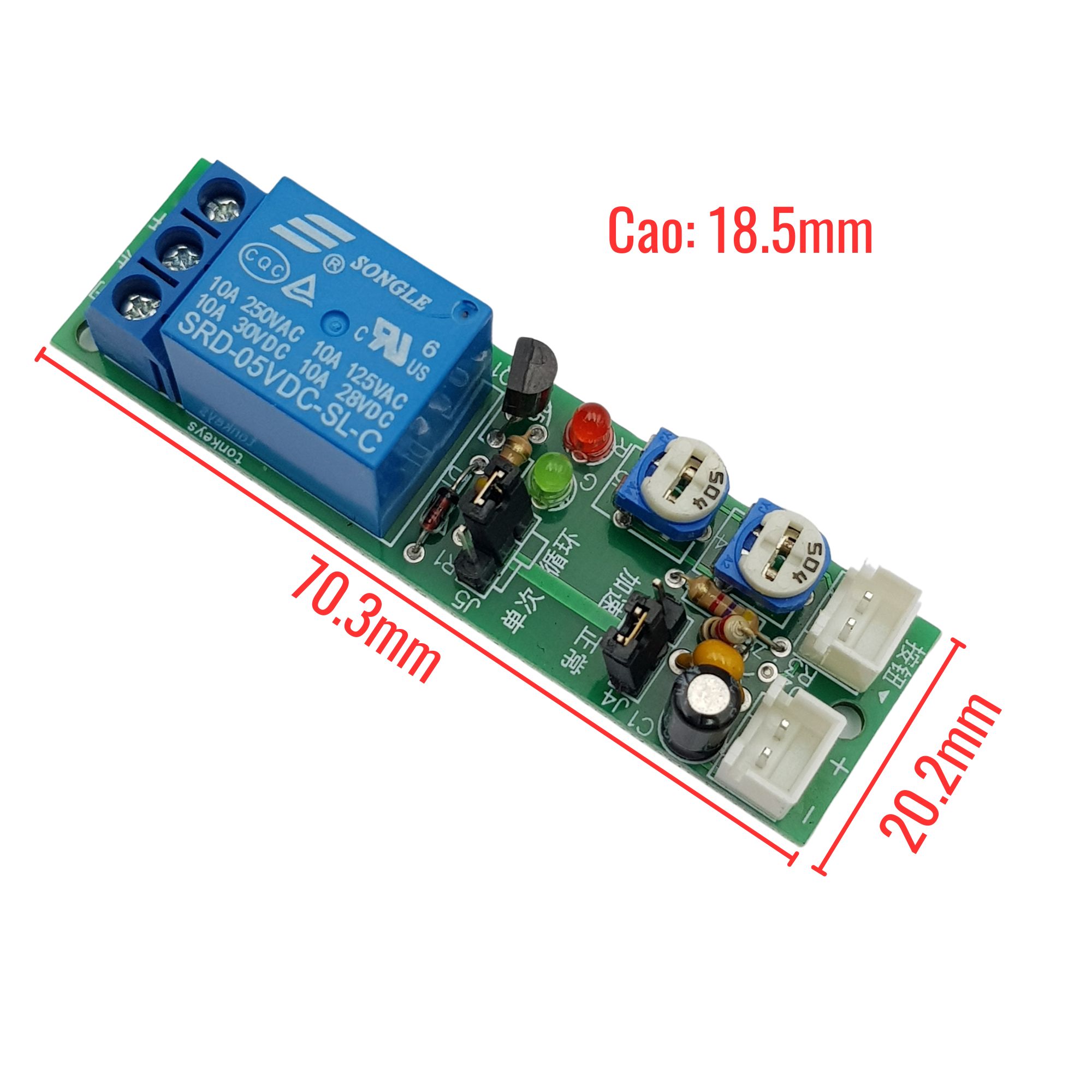 Module tạo trễ 0-60 phút hai chế độ