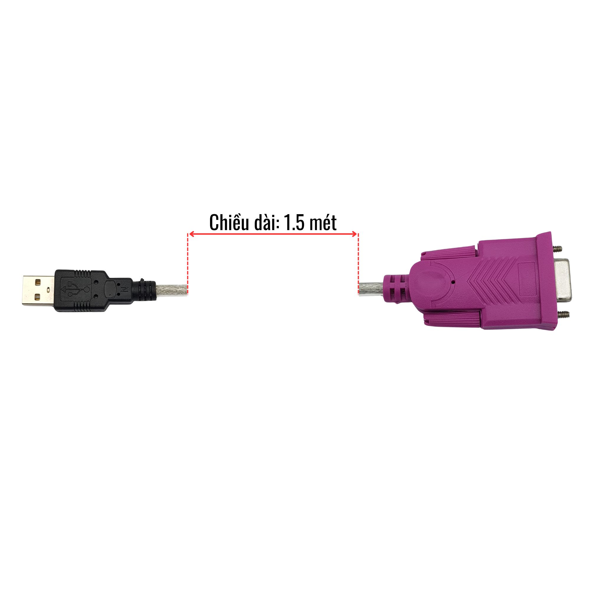 Cáp chuyển đổi USB2.0 sang giao tiếp RS232