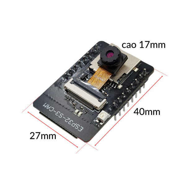 Mạch ESP32-S3 CAM N16R8 OV2640 + Đế Nạp USB TTL CH340