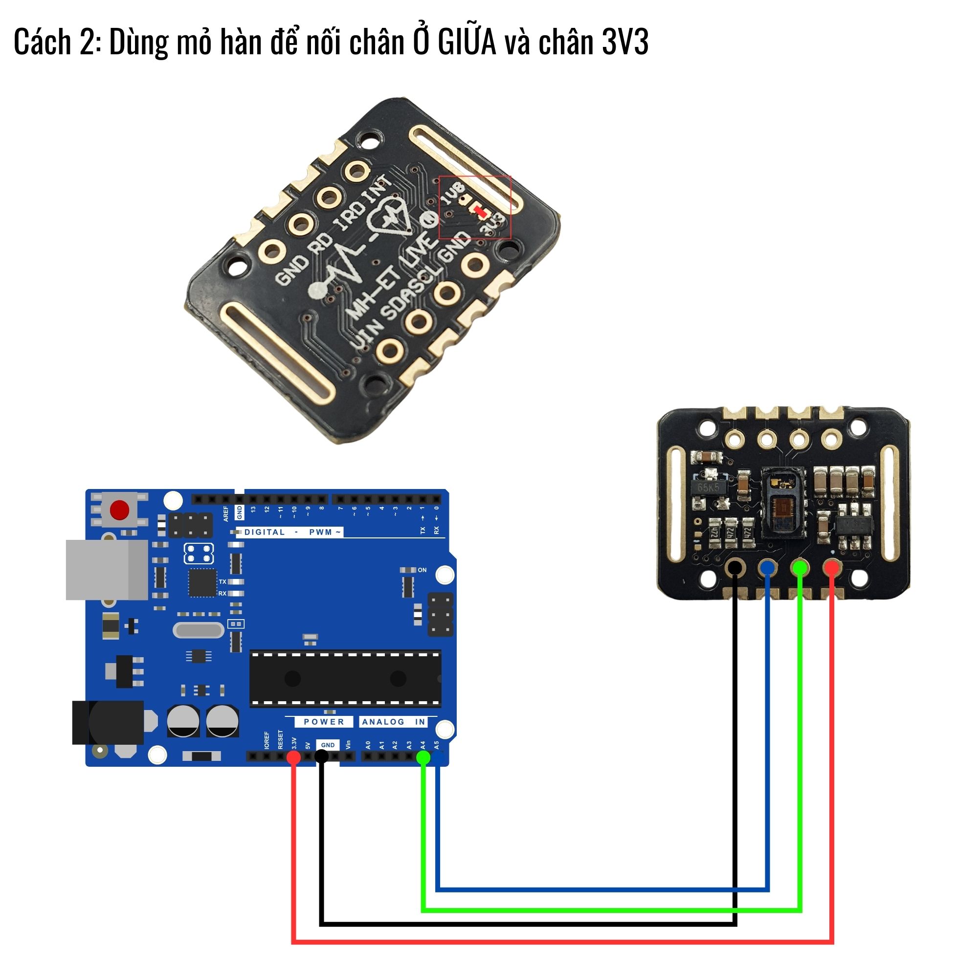 Module cảm biến nhịp tim và nồng độ oxy trong máu MAX30102