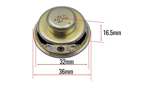 Loa mini 3W 4Ohm 36mm