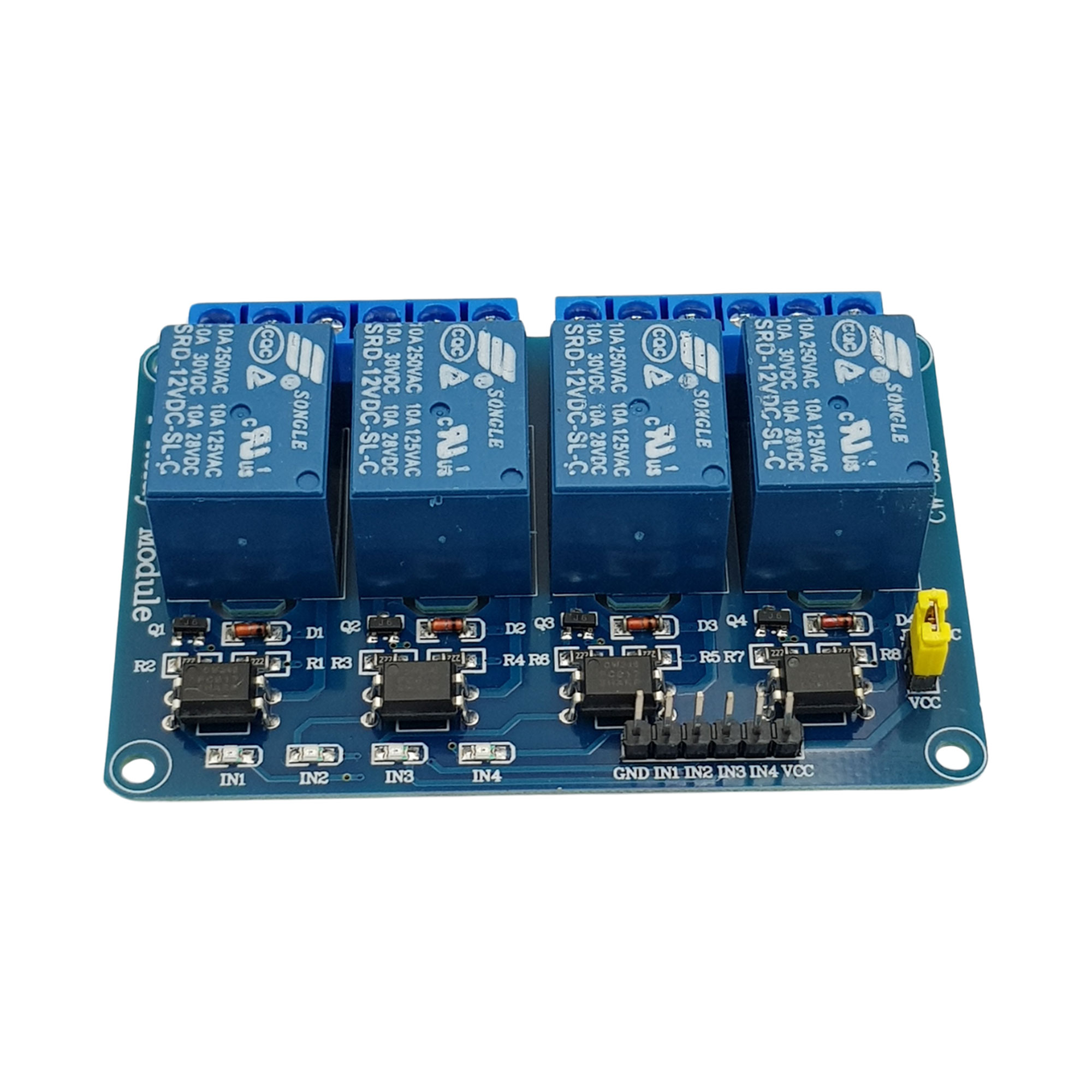 Module 4 Relay 12VDC (Kích mức thấp)