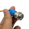 Nút nhấn giữ kim loại mặt phẳng 16mm 220V